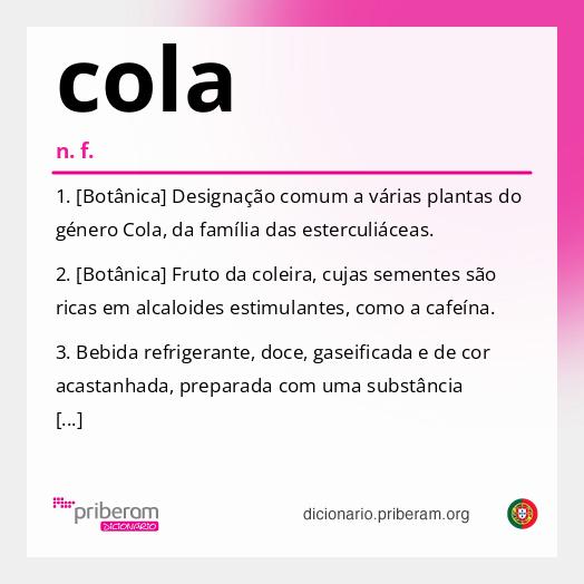 Significado de cola